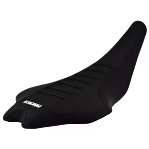 Yamaha YFZ 450R Seat Cover 2009 - 2020   BLACK / BLACK / BLACK RIBBED QUAD #201 - Picture 1 of 4