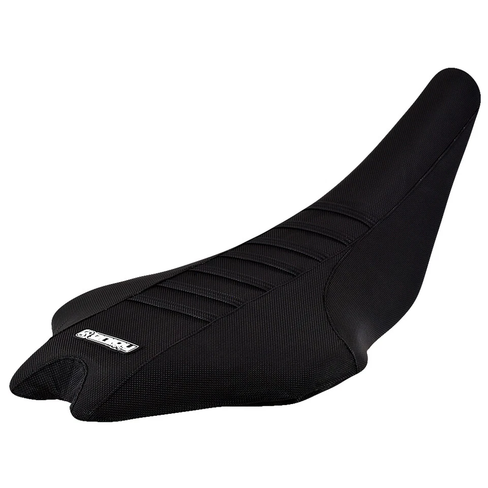 Yamaha YFZ 450R Seat Cover 2009 - 2020   BLACK / BLACK / BLACK RIBBED QUAD #201 - Image 1 of 4