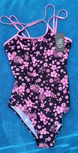 Pink multi swim suit to fit age 14-15 Years. - Picture 1 of 2