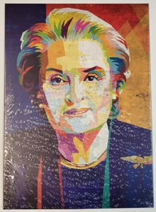 Madeleine Albright Secretary Of State Metal Art Picture Abstract Print Displate - Picture 1 of 22