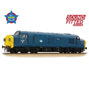 Bachmann 35-301SFX OO Gauge Class 37/0 Split H/C 37034 BR Blue DCC SOUND DELUXE - Picture 1 of 7