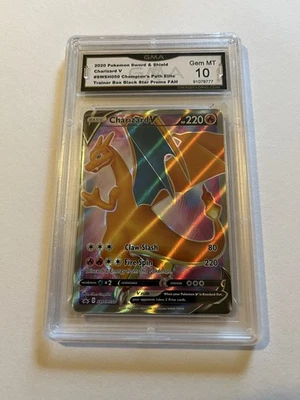 Charizard V Swsh050 Swsh: Sword & Shield Promo Cards Holo * GSA GRADED 10 MINT * - Image 1 of 4