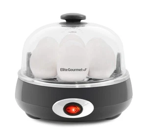 EGC007CHC# Rapid Egg Cooker, 7 Easy-To-Peel, Hard, Medium, Soft Boiled Eggs, ... - Picture 1 of 9