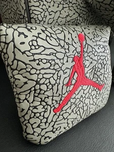 Air Jordan Raised Elephant Print Grey Putter Cover Handmade Upcycled 🧲 - Picture 1 of 5