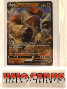 CONFEZIONE FRESCA POKEMON REGIROCK V 104/202 Set Base Spada e Scudo ULTRA RARA H - Foto 1 di 2