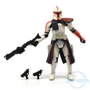 Star Wars 3.75" Saga TSC Hunt For Grievous Clone Arc Commander Loose Complete - Picture 1 of 1