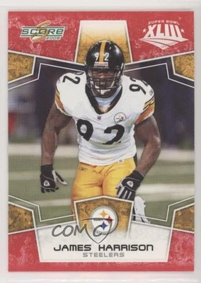 2008 Score Factory Set Red James Harrison #255 Rookie RC - Image 1 of 2