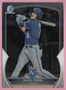 2023 MLB BOWMAN CHROME PROSPECT CARD [KANSAS CITY ROYALS] - BCP-160 Gavin CROSS - Picture 1 of 2