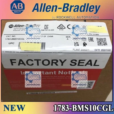 1PC NEW PLC 1783-BMS10CGL SER A ETHERNET SWITCH 1783BMS10CGL NEW IN BOX - Image 1 of 4