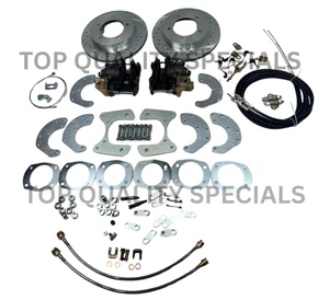 1957-81 Ford F-100 F-150 Truck Rear Disc Brake Drilled Slotted E Brake Kit Rear - Bild 1 von 6