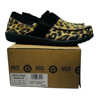 Zapatilla acogedora Spenco Fiesta para mujer, leopardo, 8 B Foto 1 de 4