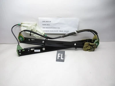 2011-2018 AUDI A8 Quattro Front LEFT Window Regulator 4H0837461A OEM - Image 1 of 4