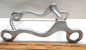 Vintage Crockett Horse Bit Aluminum Curb Bit Long Shank - 1009252 - Picture 1 of 9