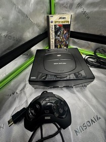 Sega Saturn Console System MK-80000 Complete Bundle W/Game Lot- Tested-Great ✅