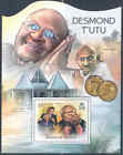 Solomon Islands 2012 Desmond Tutu Souvenir Sheet Mint Nh