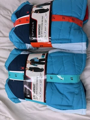 Traje de nieve Spyder para niños de 2 piezas talla 6 azul resistente a la intemperie nuevo Foto 1 de 4