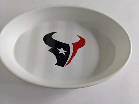 Houston Texans NFL Polymer Soap Dish, Coin Tray or Key Ring Tray Cover