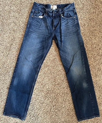 Pantalones de mezclilla relajados desgastados azules Epic Treads para niños talla 16 Foto 1 de 4