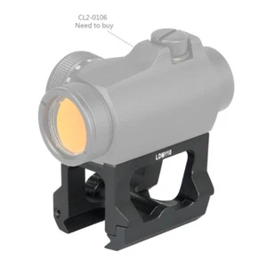 QD Riser Mount for T2 Red Dot Sight With 20mm Picatinny Rail Base Hunting - Picture 1 of 6