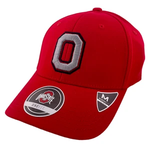 Cappello Ohio State University Buckeyes rosso/grigio ""O"" memory fit adatto a una vestibilità flessibile - Foto 1 di 6