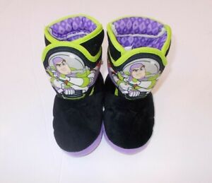 Disney Toy Story 4 Buzz Lightyear Toddler Size 5/6 High Top Slippers