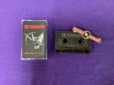 Blasphemy Fallen Angel Of Doom.... USED CASSETTE Metal Piranha Records - Image 1 of 4