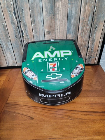 EUC Dale Earnhardt Amp Energy NASCAR Green Cooler Hard Insulated Tote Cover