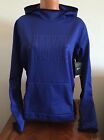  Nike Womens Large L Blue All Time Tech Hoodie Pullover Sweatshirt 685484