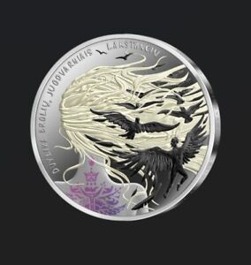 Lithuania €5 silver coin - The Twelve Brothers - Twelve Black Ravens - LT tales