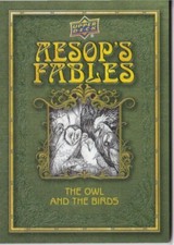 2020 UD Goodwin Champions AESOP'S FABLES Sketch Booklet Owl and The Birds 1/1