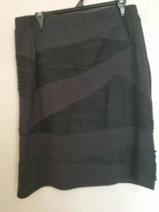 Crossroads black skirt large - Picture 1 of 5