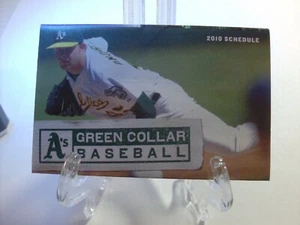 2010 Oakland Athletics Baseball Pocket Schedule (Sch0110) - Picture 1 of 2