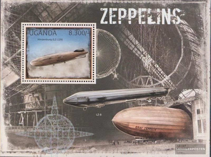 Aeronaves Uganda Block397 MNH 2012 Foto 1 de 1