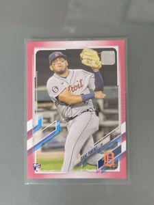2021 Topps Series 1 Isaac Paredes #/50 Mothers Day Parallel SSP RARE #65 Rookie - Picture 1 of 2