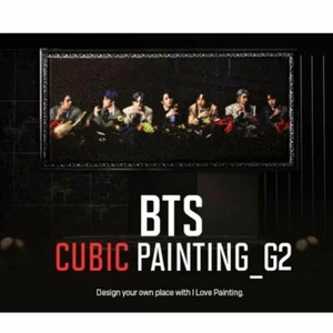BTS Cubic Painting G2 Kit Diamond Painting Kit Cross-stitch Official Goods - Picture 1 of 6
