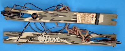 DE COLECCIÓN HOYT EE. UU. ECLIPSE COMPUESTO EXTREMIDADES DE ARCO PIEZAS DIVIDIDAS RECURVAS CABLE TIRO CON ARCO COMERCIO Foto 1 de 4