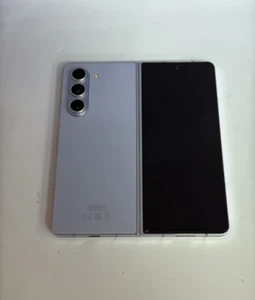 GENUINE💯Samsung Galaxy Z Fold5 Phone SM-F946B - 1TB - Icy Blue (Unlocked)🔥 - Afbeelding 1 van 6