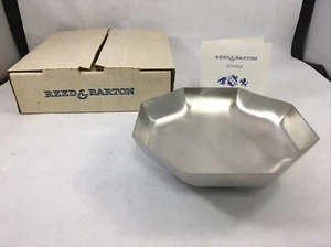 Reed & Barton Pewter Dish Candy Bowl Bon Bon P78 5 3/8" Vintage Dish - Picture 1 of 12