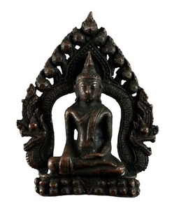 Buddha Figurine Phra Naga Prok Phraya Nak Khang - Thailand Amulet - 2753 - Picture 1 of 5