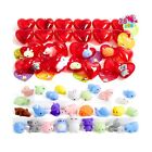 JOYIN 28 Mochi squishy toys Filled Hearts and Valentine Cards for Kids Valent...