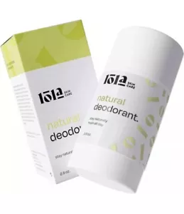Lola Skin Care Natural Deodorant Stick for Men and Women, Soothing All Day 75g - Picture 1 of 7