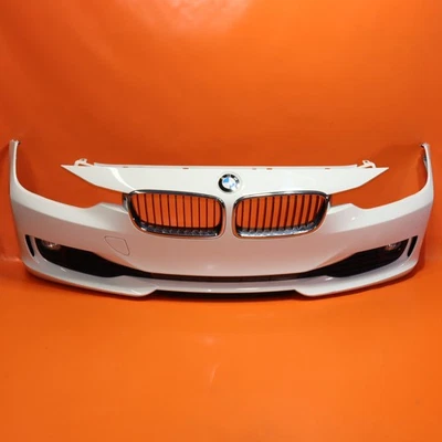 BMW 320 328 ПЕРЕДНИЙ БАМПЕР 2012 2013 2014 2015 51117293085 БЕЛЫЙ СЕДАН OEM - Изображение 1 из 4