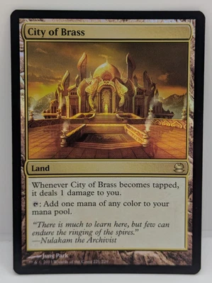MTG City of Brass Modern Masters Foil Rare NM - Image 1 of 3