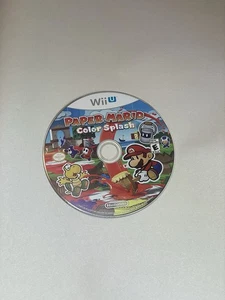 Paper Mario Color Splash (Nintendo Wii U, 2016) Disc Only - Tested Working - Picture 1 of 5