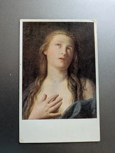 AK Künstlerkarte Graf Pietro Rotari Brustbild der büssenden Magdalena von 1924 - Bild 1 von 2
