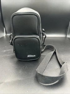 Borsa per fotocamera Nikon in vera pelle vintage con tracolla - Foto 1 di 17