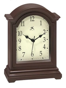 Brown Antique Grandfather Tabletop Clock 9 x 6 Mantle Tabletop Clock Mini Des... - Picture 1 of 2