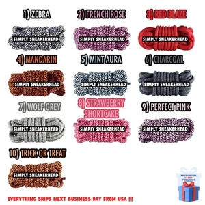 2024 ROPE TURING ZWEIFARBIGE ERSATZSCHNÜRSENKEL SCHNÜRSENKEL JAW DROP NEUE MUSTER - Bild 1 von 1