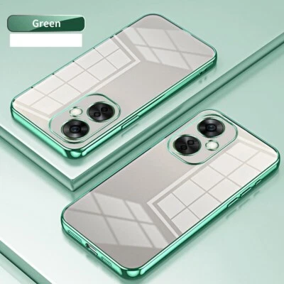 For OnePlus Nord N30, Luxury Plating Bumper Transparent Soft TPU Skin Cover Case - Image 1 of 4