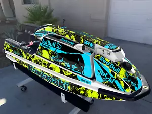 compatible Kawasaki Jet Ski 440js 550sx FULL KIT Graphics Decals Sticker KJ-SK - Foto 1 di 3